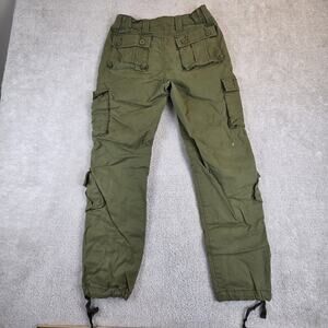 VTG Must Way Army Green Cargo Pants Men’s 30 (28x27) Baggy Wide Leg Paratrooper